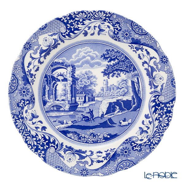 楽天市場】スポード ブルーイタリアン プレート 27cm /// Spode 青色