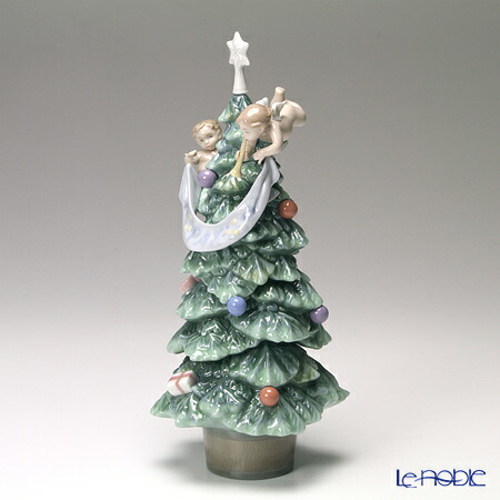 楽天市場】リヤドロ 天使からのプレゼント (クリスマスツリー28cm
