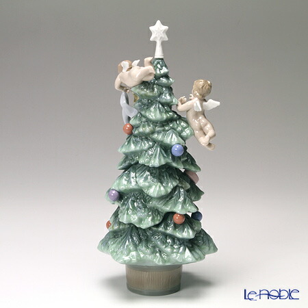 楽天市場】リヤドロ 天使からのプレゼント (クリスマスツリー28cm