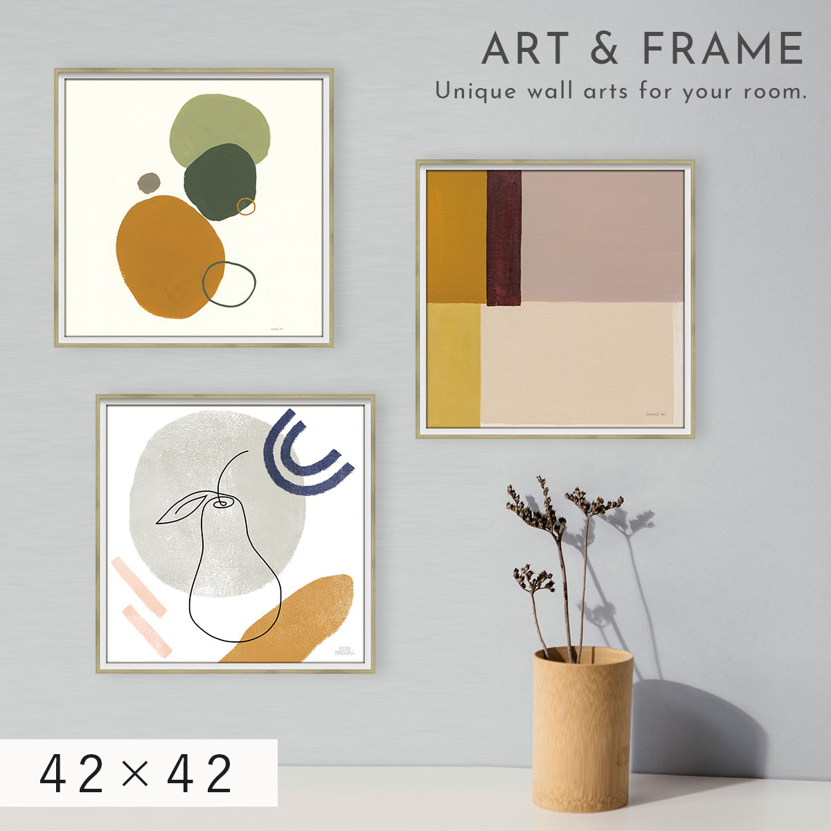 楽天市場】アートパネル 抽象 42×42cm アート ポスター 抽象画 モダン