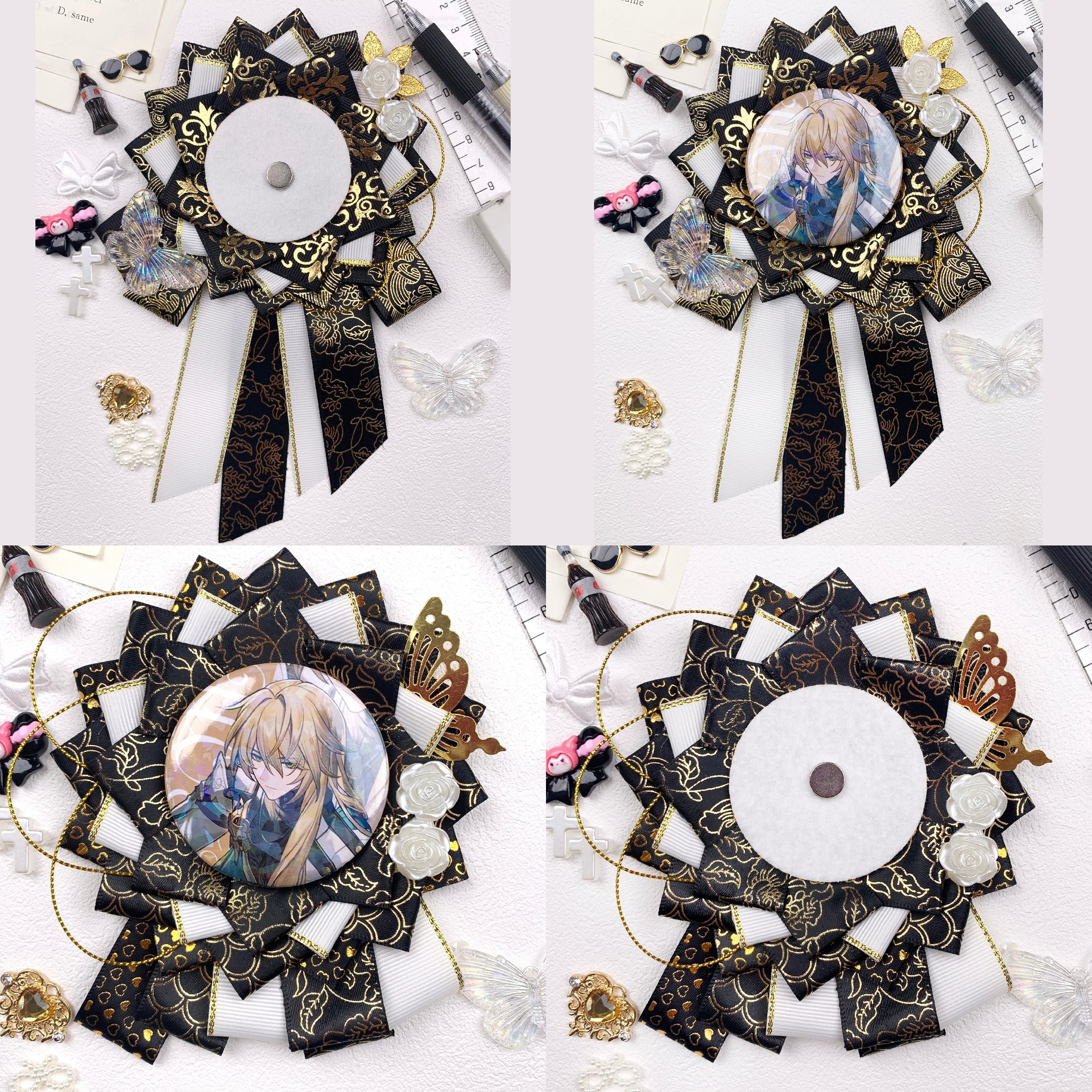 楽天市場】飾り スタンド ケース ポーチ キーホルダー 缶バッジ ケース
