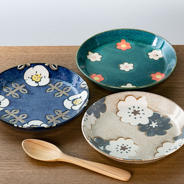 楽天市場】プレート 14cm ノルディックフラワー 磁器 美濃焼 日本製