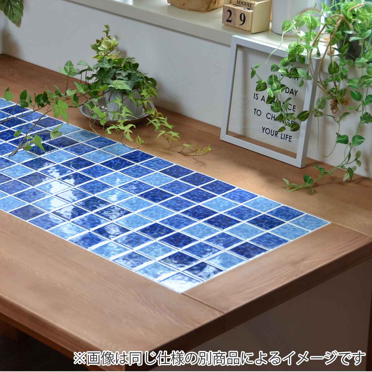 楽天市場】オープンラック 3段 天然木 タイル天板 PUDDLE 幅60cm