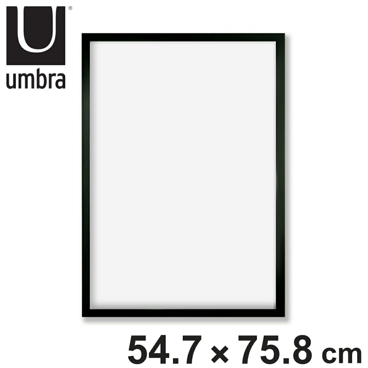 楽天市場】ポスターフレーム B2 54.7×75.8cm ブラック （ ポスター
