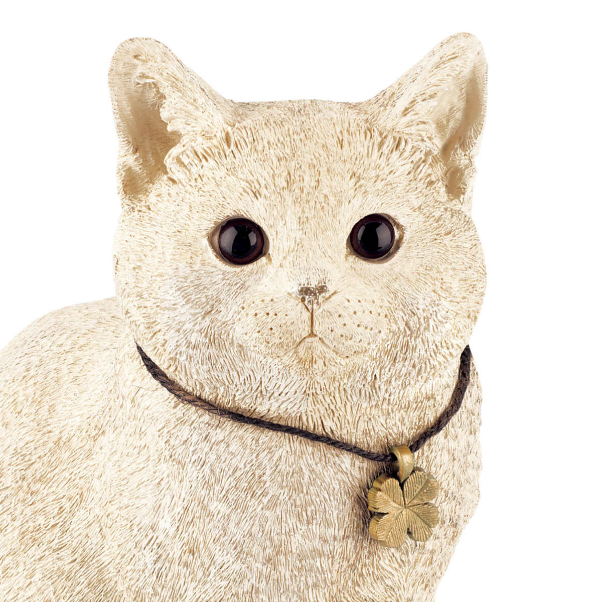 楽天市場】ガーデンオーナメント 置物 猫 アンティークホワイト