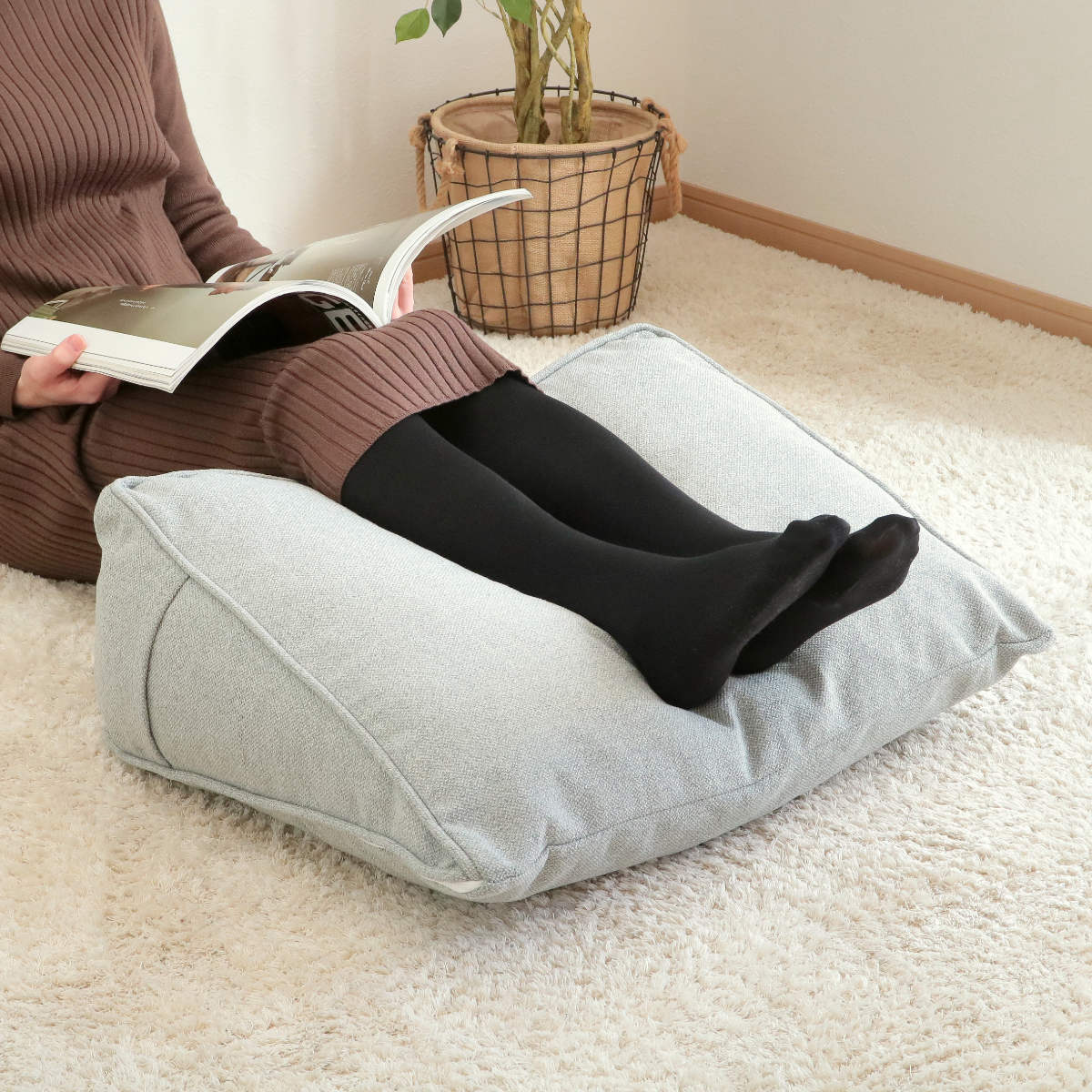 楽天市場】【レビュー特典付き】 背もたれクッション 幅60cm 4WAY 三角
