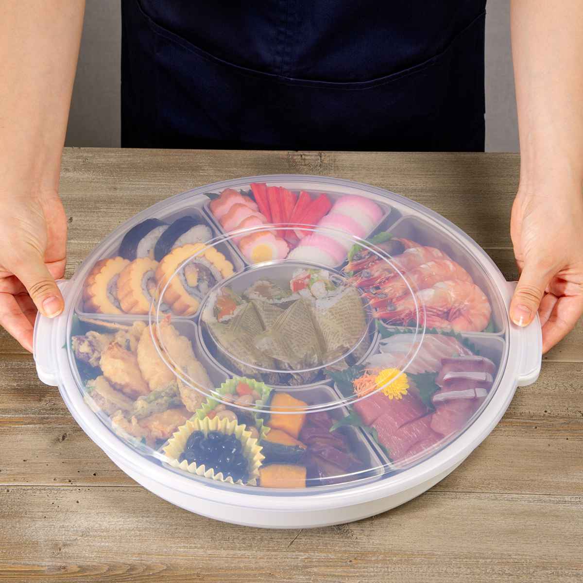 楽天市場】オードブル皿 39cm 仕切り皿 プラスチック （ オードブル