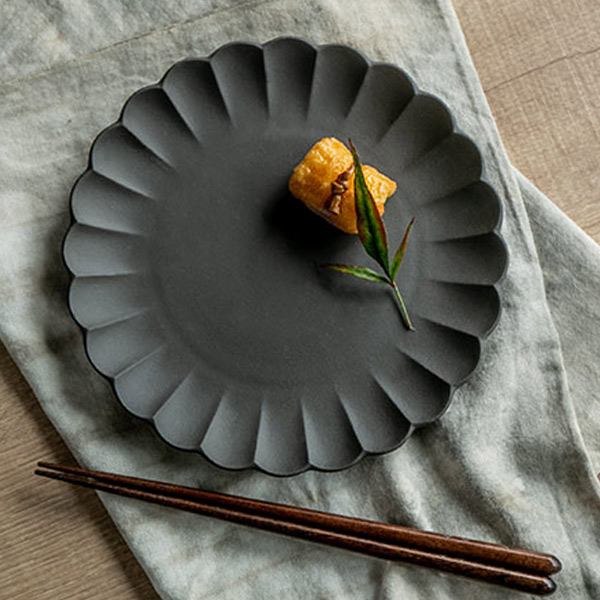 楽天市場】プレート 19cm フローレ 花 輪花 陶器 食器 日本製 （ 食洗