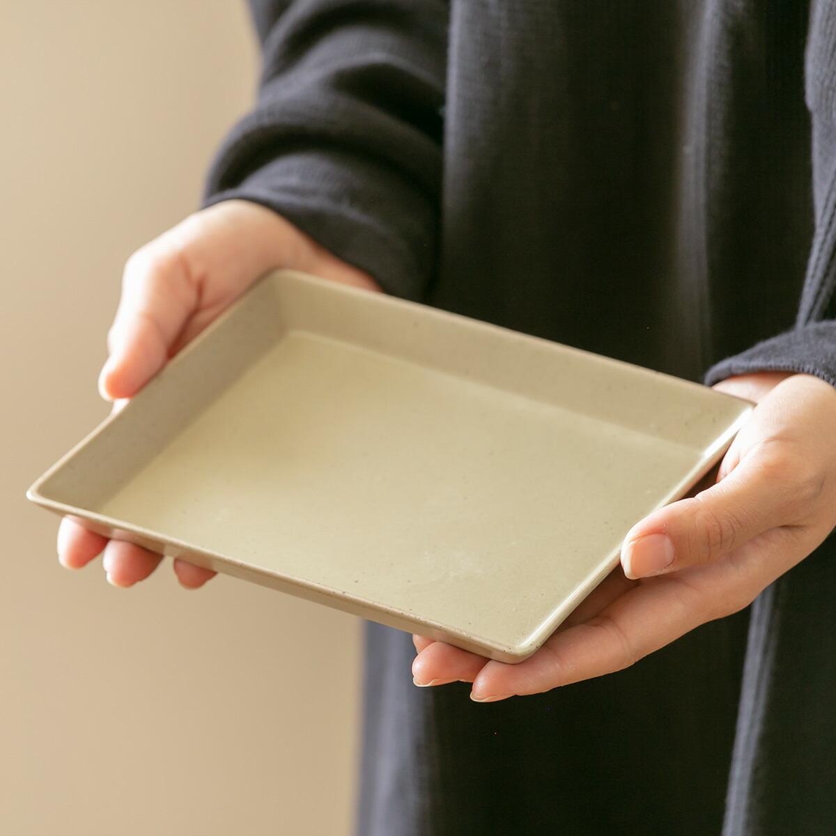 楽天市場】プレート 17.5cm L KASANE レクタングル 陶器 同色4枚セット