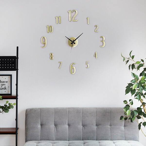 楽天市場】□在庫限り・入荷なし□ 時計 掛け時計 DIY CLOCK ゴールド