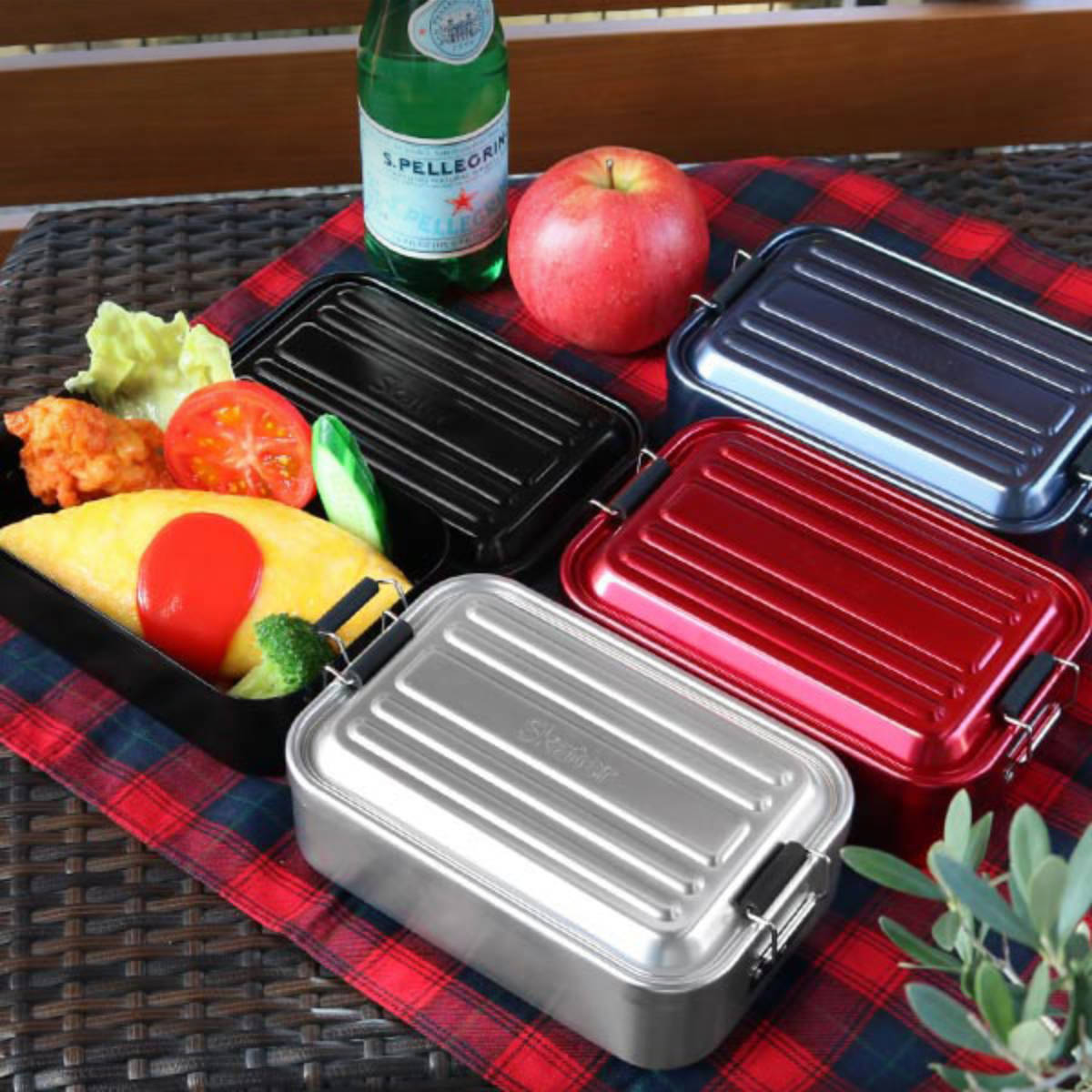 楽天市場】弁当箱 600～1200ml アルミ ランチボックス 軽量
