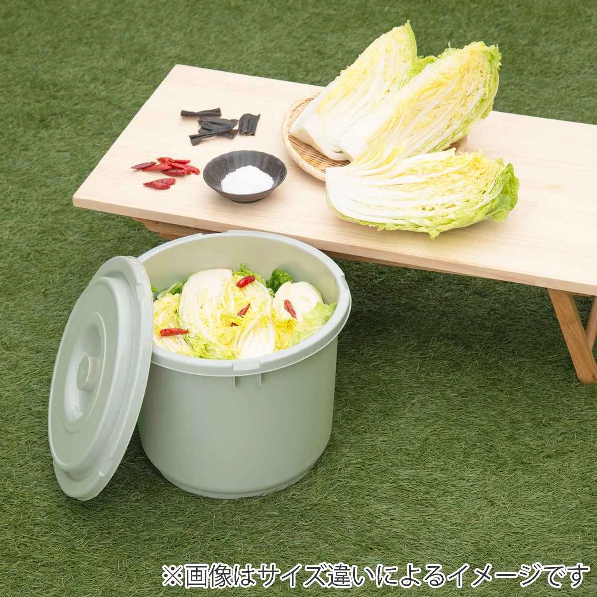 楽天市場】漬物容器 40型 トンボ つけもの容器 押し蓋付き グレー