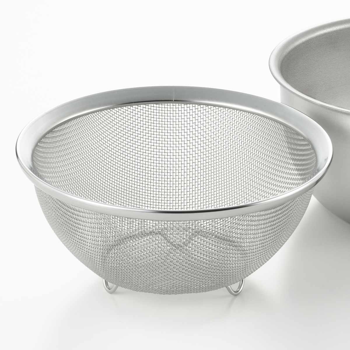 楽天市場】ザル＆ボウル 18cm 2点セット ステンレス製 郷技 日本製