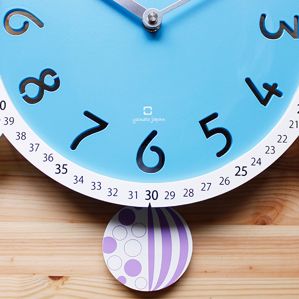 楽天市場】振り子時計 circus clock シロクマ ステップ秒針 ヤマト工芸