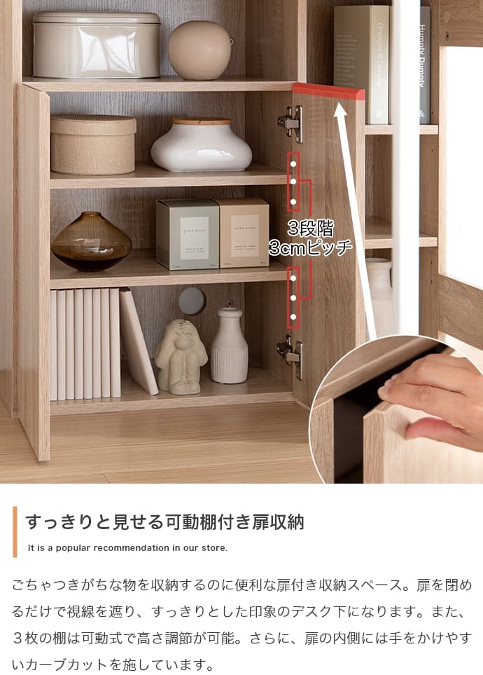 楽天市場】L字型棚付きワークデスク PCデスク パソコンデスク L字