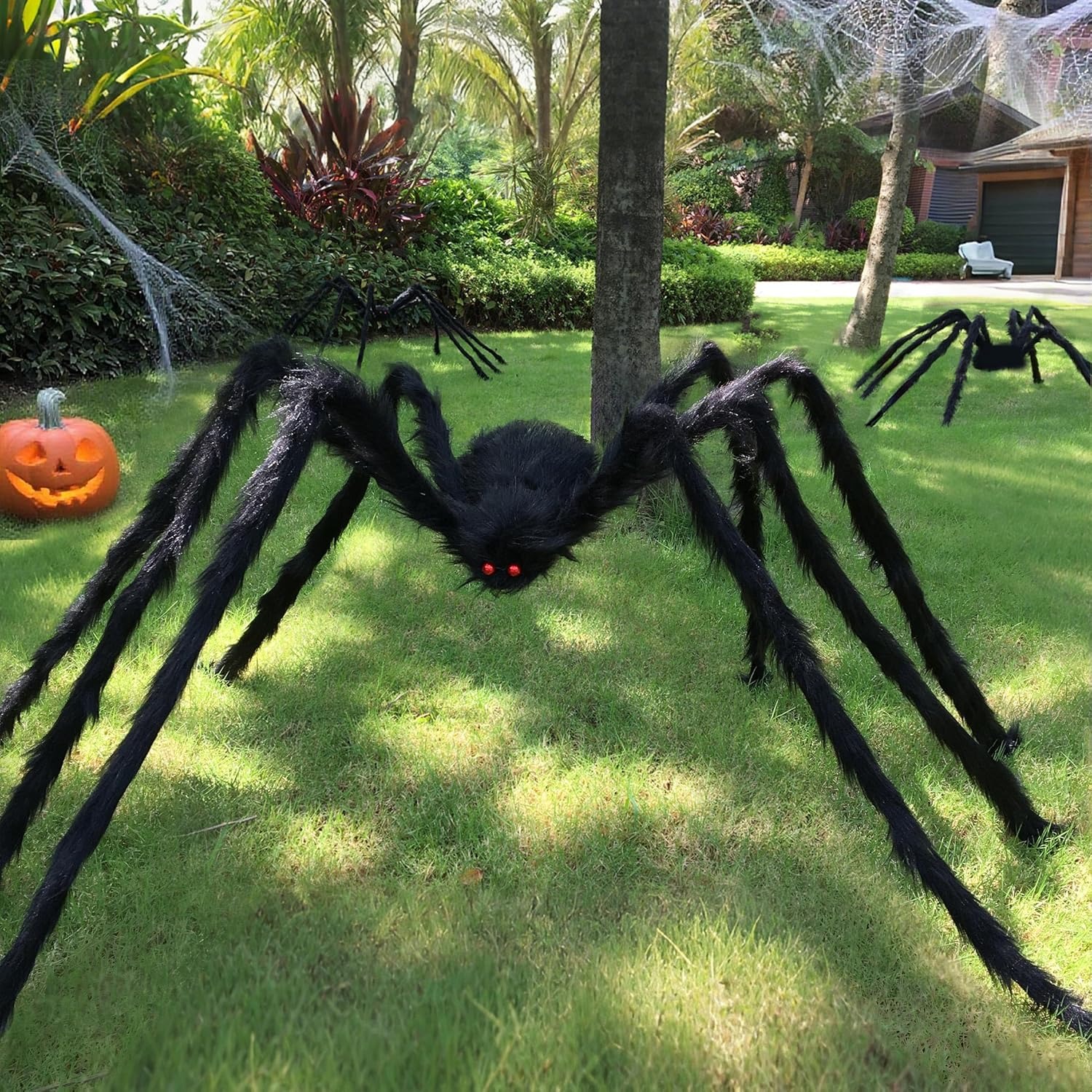 楽天市場】全長約2.5m 巨大蜘蛛 スパイダー クモ ハロウィン 大型 装飾