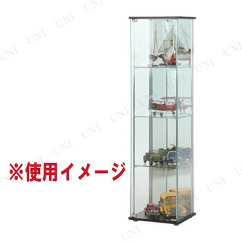 楽天市場】【取寄品】 ガラスコレクションケース 4段(背面ミラー付き