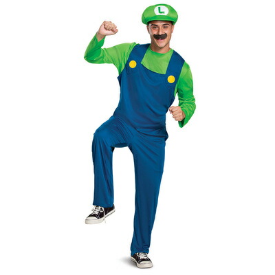 楽天市場】コスプレ 仮装 ルイージ クラシック 大人用 M 【 コスプレ