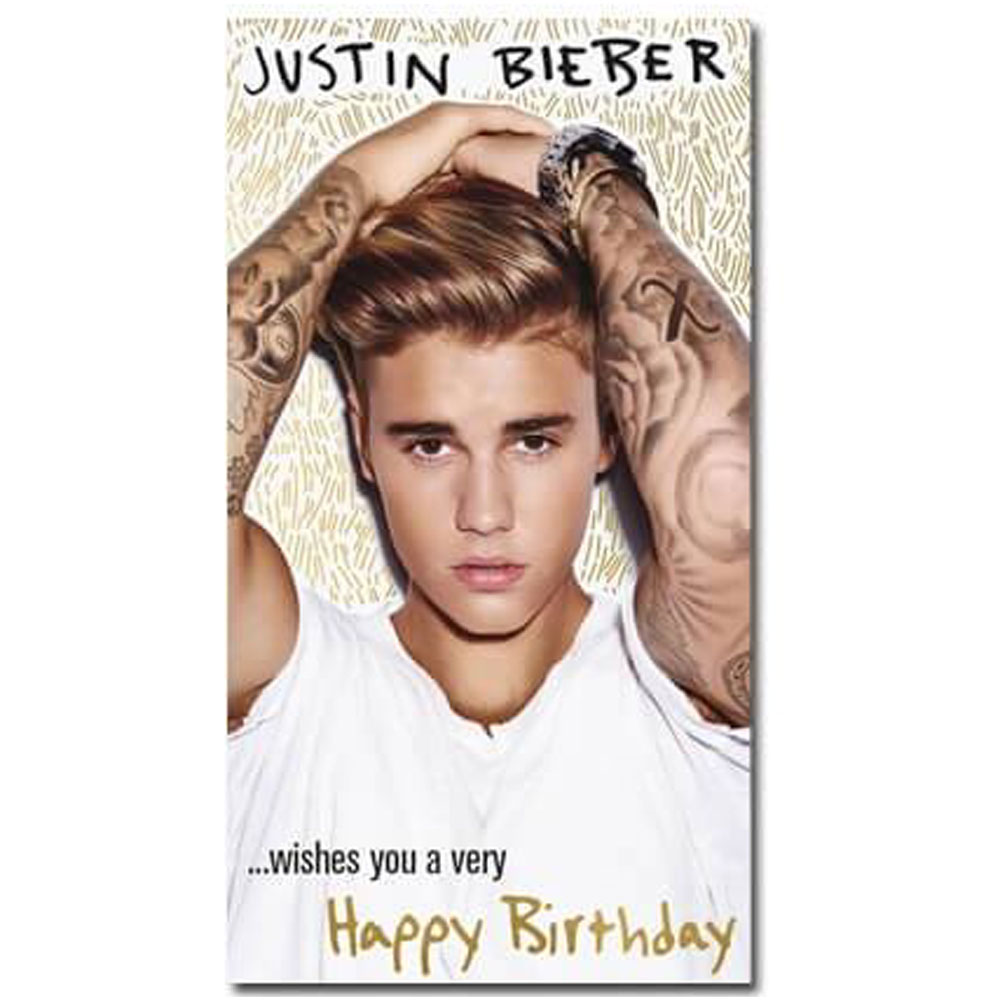 楽天市場】JUSTIN BIEBER ジャスティンビーバー - Happy Birthday Card