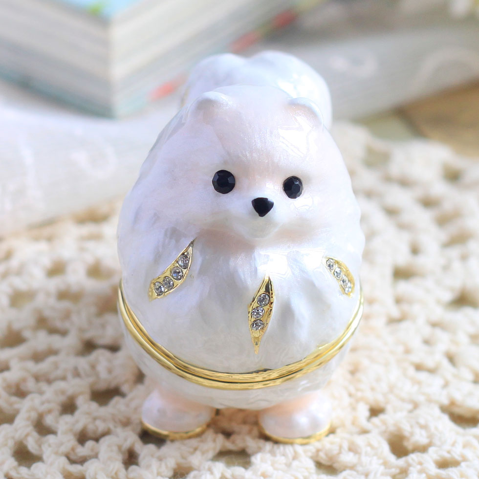 楽天市場】【正規品】 ポメラニアン 犬 Dog ジュエリーボックス
