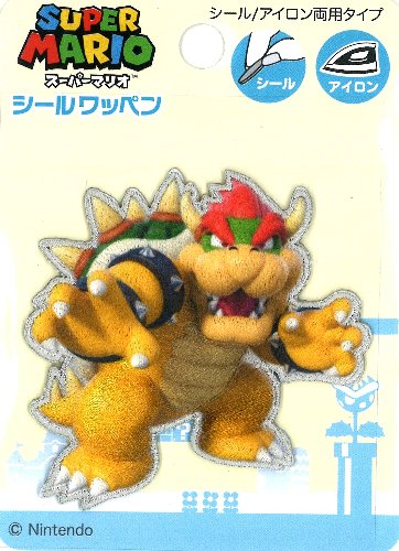 楽天市場】キャラクター 刺しゅう ワッペン スーパーマリオ （ クッパ