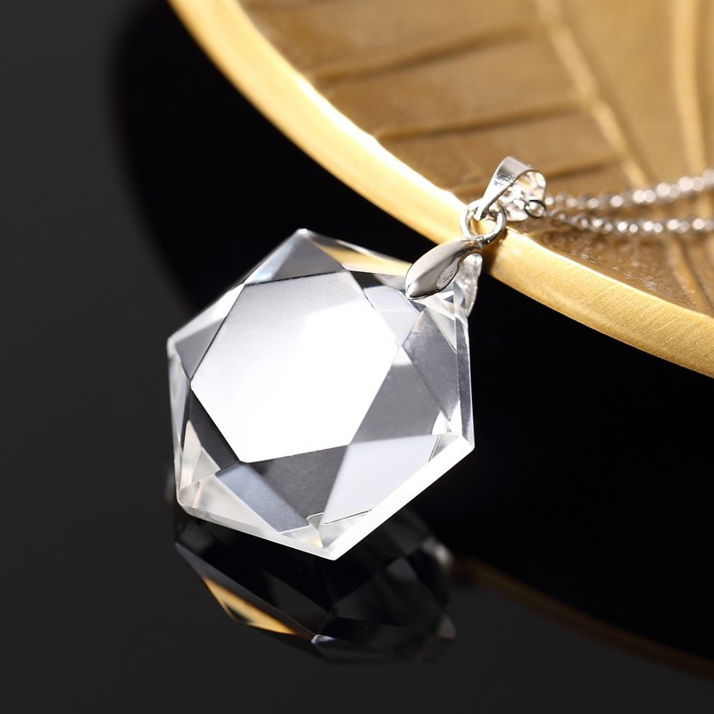 楽天市場】水晶 ネックレス 六芒星｜Crystal Quartz クリスタル