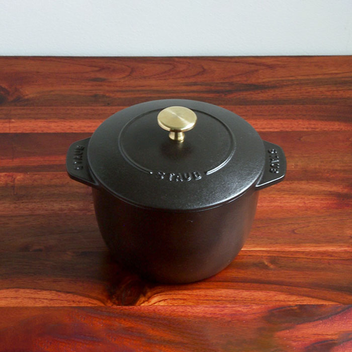 楽天市場】ストウブ ラ ココット デ ゴハン M 16cm ブラック / staub