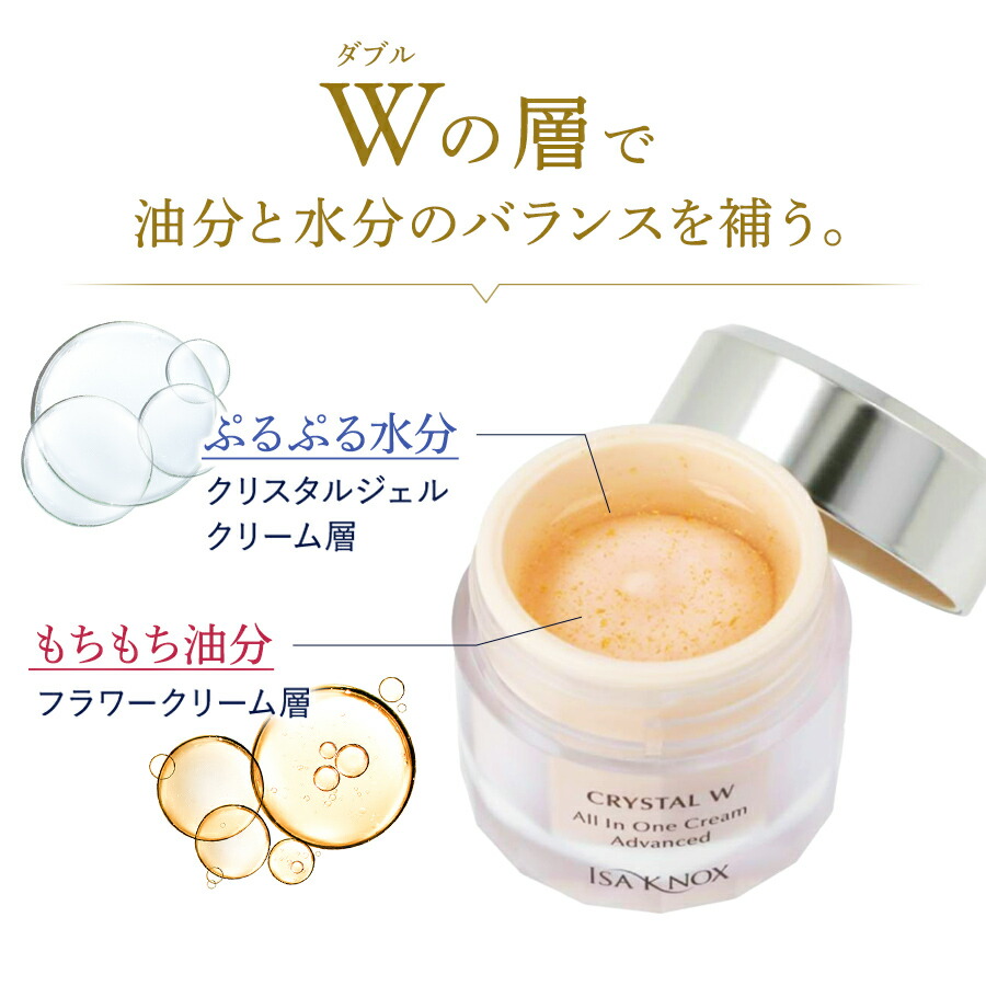 楽天市場】【公式】イザノックス クリスタル Wオールインワンクリーム