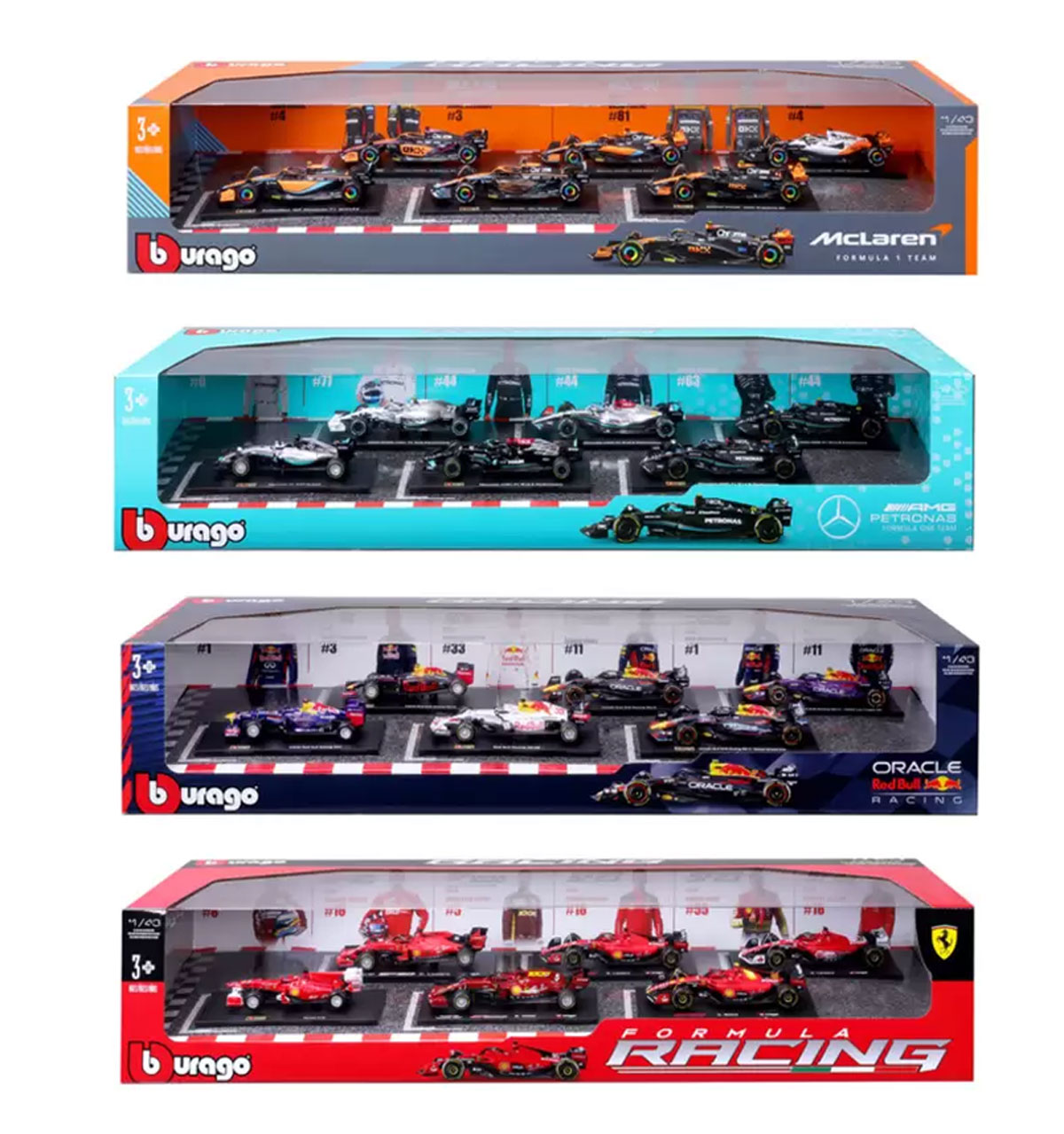 楽天市場】【送料無料】Bburago 1:43 フォーミュラ1 ダイキャストカー