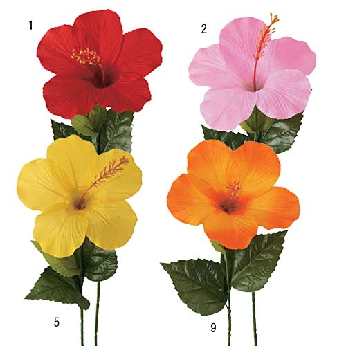 楽天市場】65cm ハイビスカス(L/3) [ONSFLSP3898] |人工観葉植物