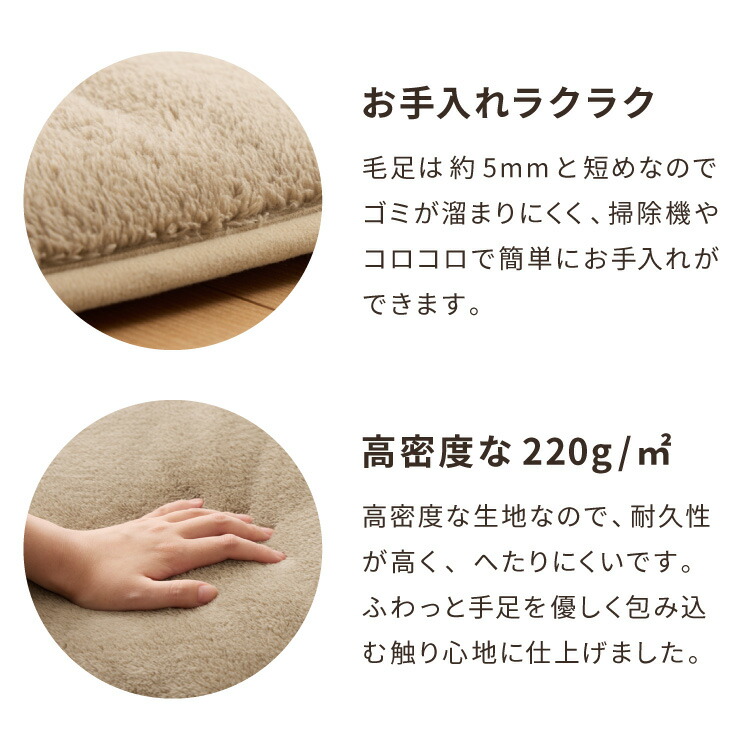 楽天市場】極厚6層ラグ 長方形 抗菌 防臭 厚さ約4cm ラグ リビング