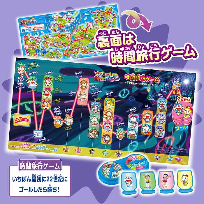 楽天市場】エポック社 どこでもドラえもん日本旅行ゲーム ミニ(代引