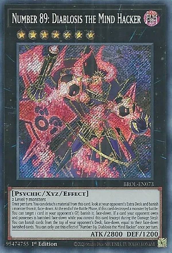 楽天市場】遊戯王 BROL-EN073 No.89 電脳獣ディアブロシス Number