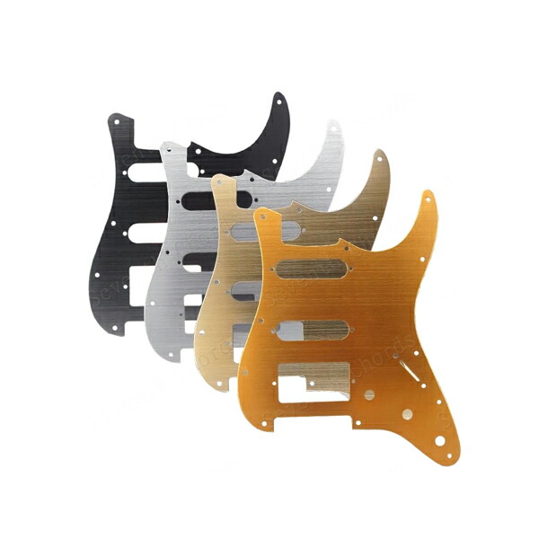 楽天市場】ストラト SSH ピックガード アルミニウム fender ストラト