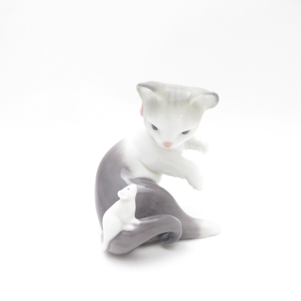 楽天市場】美品 LLADRO リヤドロ 驚いた仔猫ちゃん フィギュリン 置物