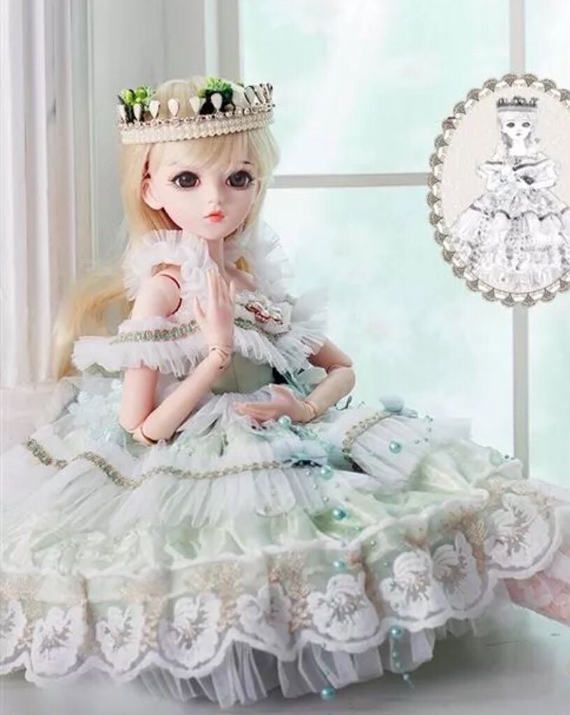 楽天市場】A057173プリンセスドール 60cm フランス人形本体 メイク