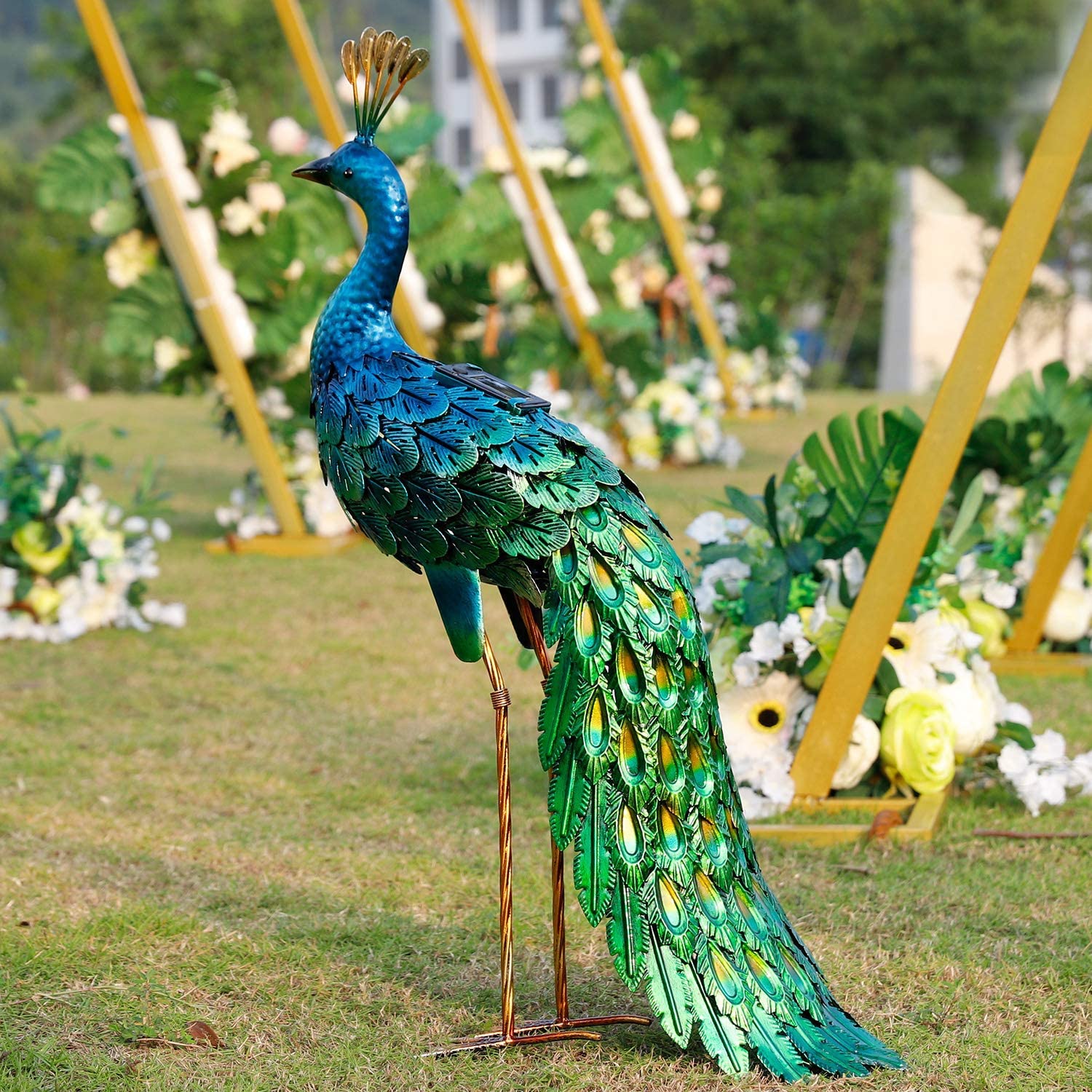 楽天市場】孔雀 置物（素材（インテリア）金属）の通販