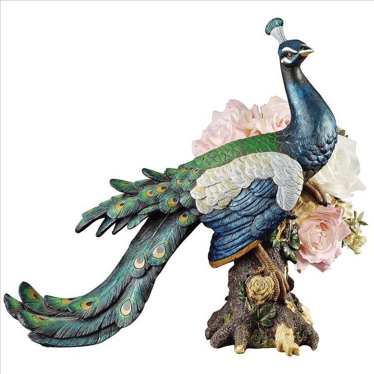 楽天市場】パレス(宮殿) ピーコック（孔雀）ガーデン 彫像 彫刻 美術品