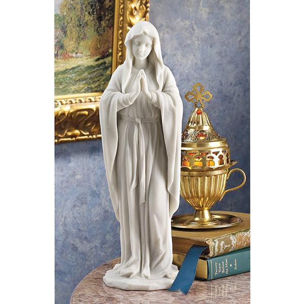 楽天市場】即日納品！大理石風 聖母マリア像 彫像 彫刻高さ 約29cm