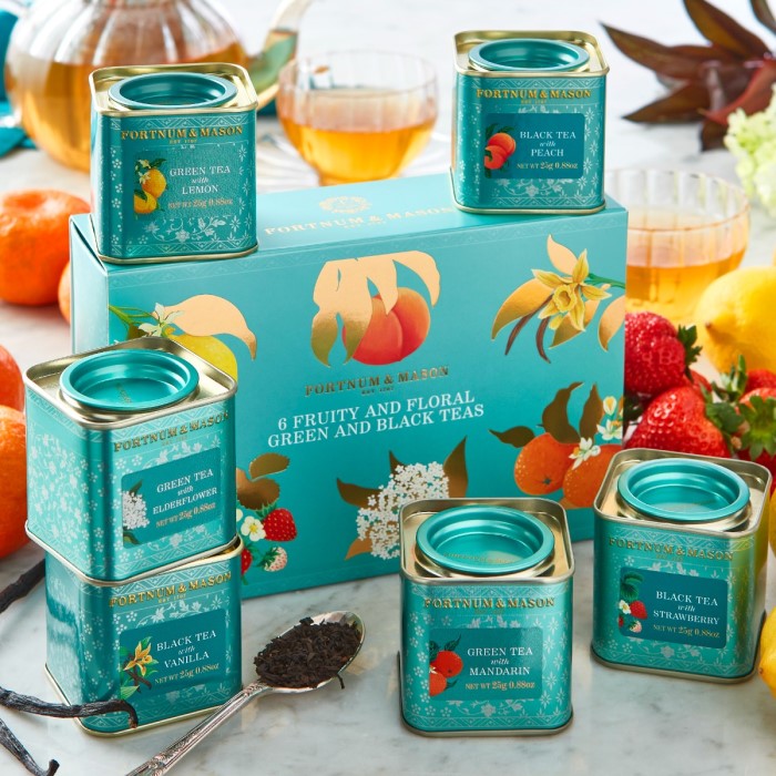 楽天市場】[25gx6缶セット] FORTNUM & MASON Six Mini Scented Teas