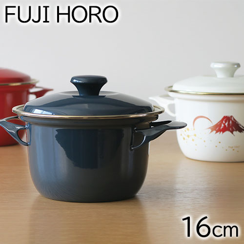 楽天市場】ホーロー鍋 両手鍋 16cm EXシリーズ ココット ホーロー富士