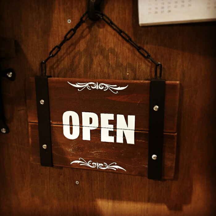 楽天市場】オープンクローズ 看板 営業中サイン サインプレート