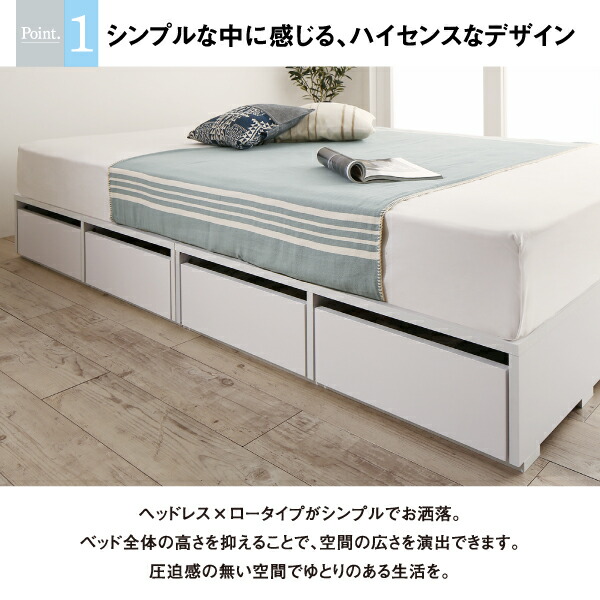 楽天市場】送料無料 ヘッドレス シングル マット なし ベッドフレーム