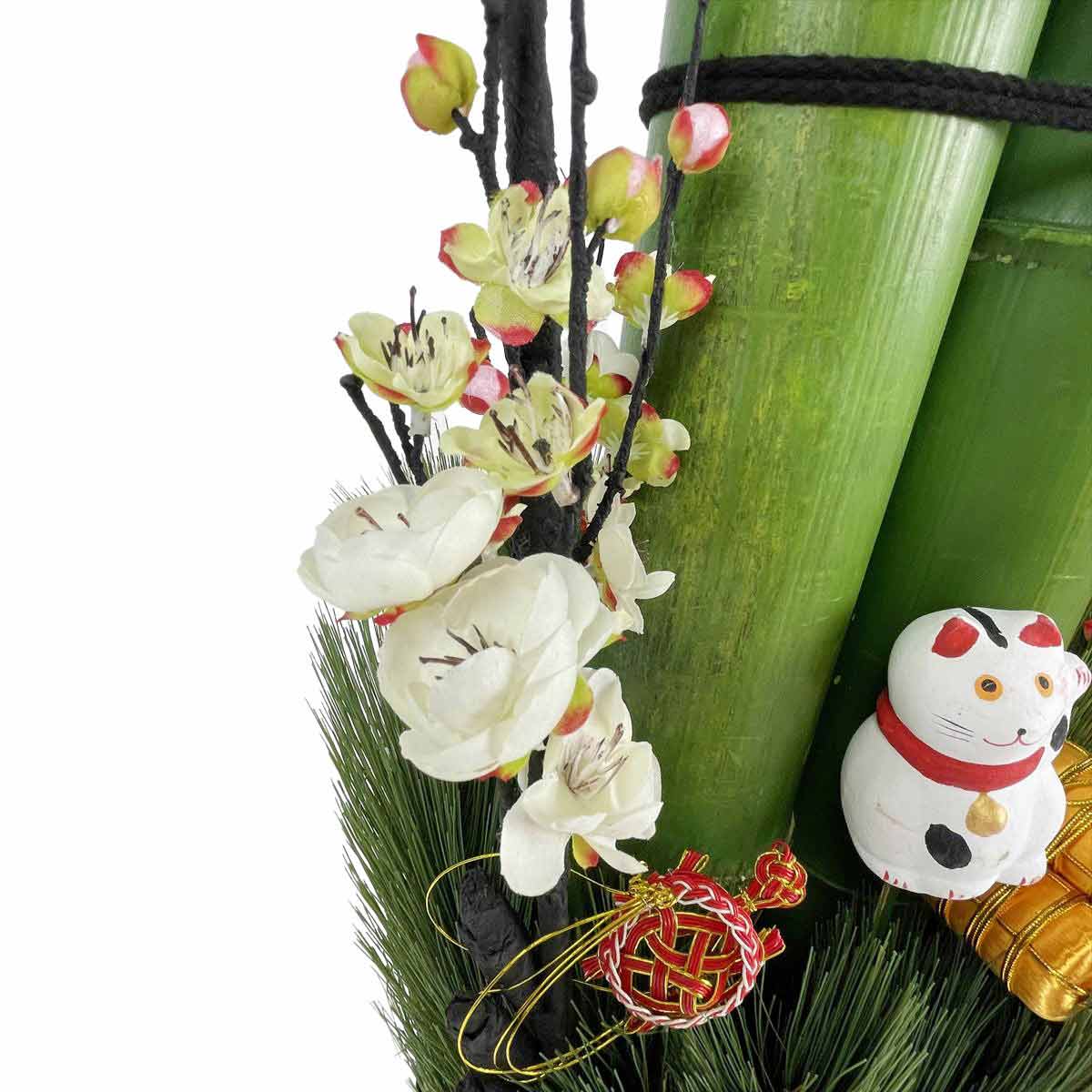 楽天市場】【天然竹使用】彩竹門松 高さ150cm 1台150cmのビッグサイズ