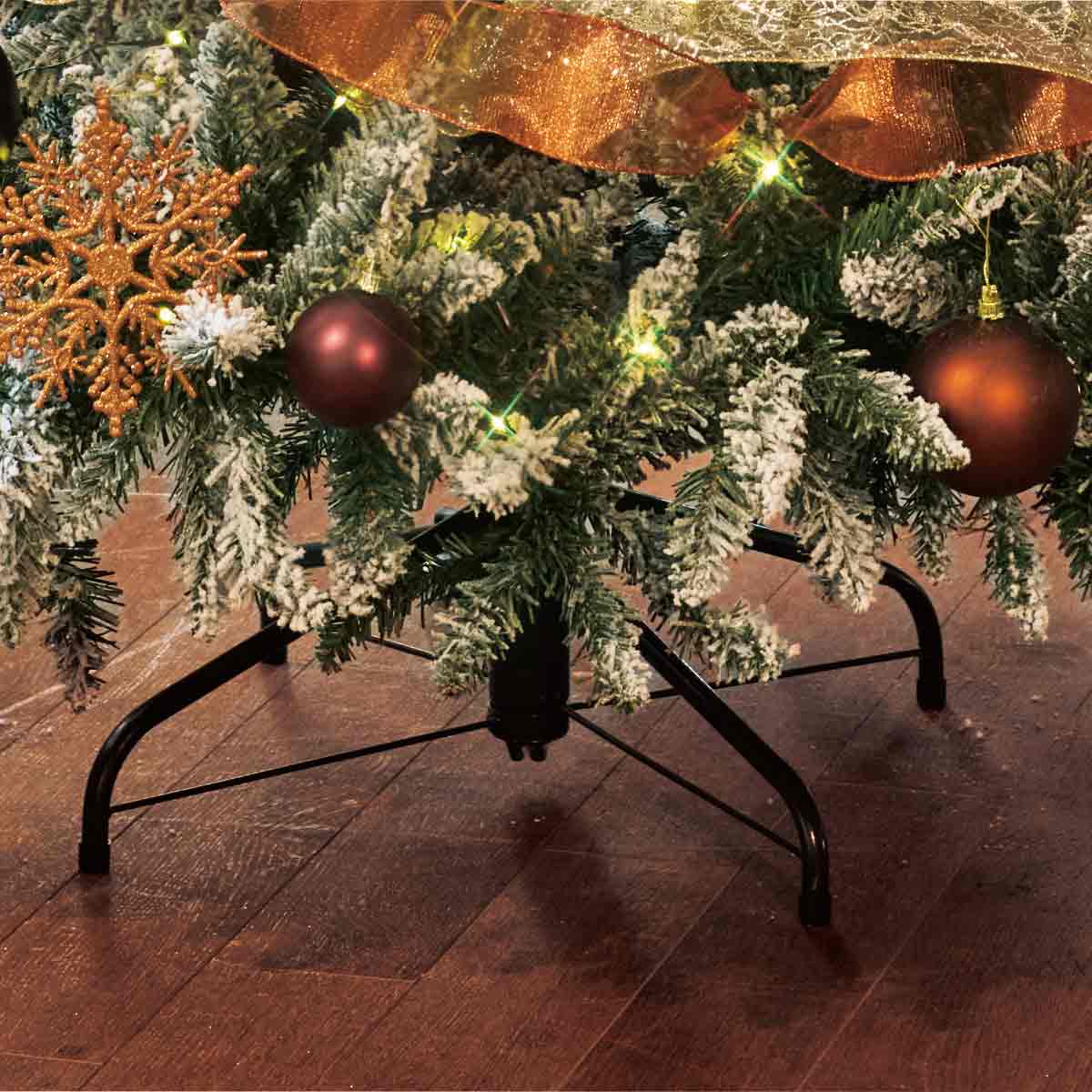 楽天市場】ゴージャスクリスマスツリーセット スノー 高さ180×幅110cm