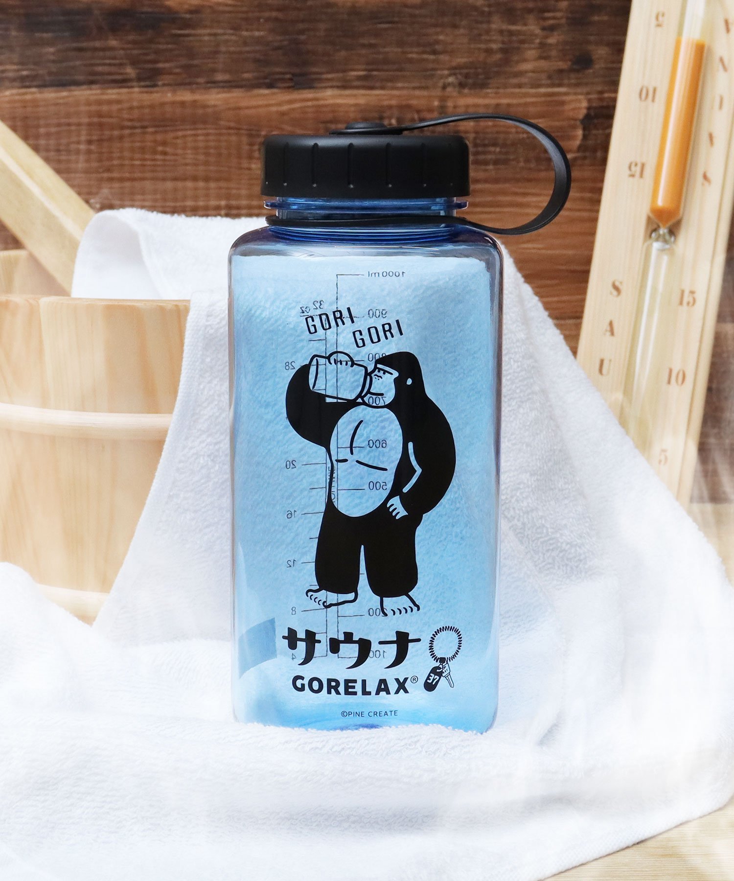 A.M.S.｜ごリラックス 水筒 1l ウォーターボトル 1リットル 大容量