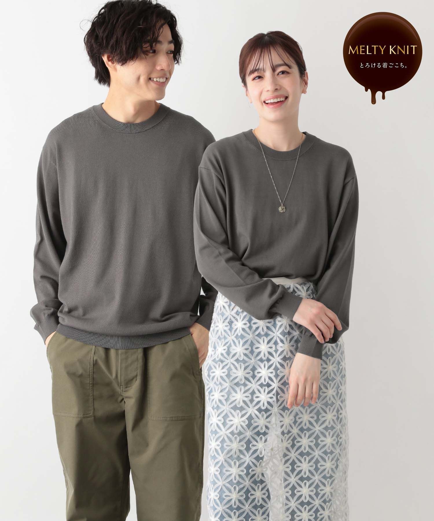 GLOBAL WORK｜メルティライトニット/クルー/147161 | Rakuten Fashion