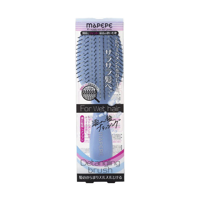 楽天市場】マペペ デタングリングブラシ ウェットヘア用 1本 : サン