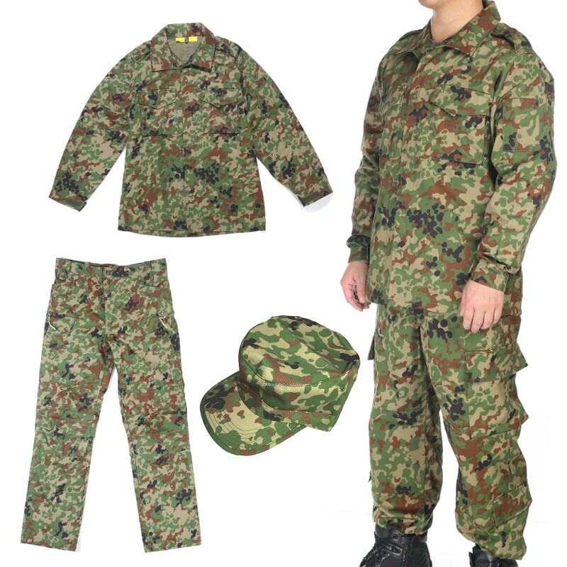 楽天市場】迷彩服 戦闘服 陸上 自衛隊 3型 上下 ベルト 帽子 セット