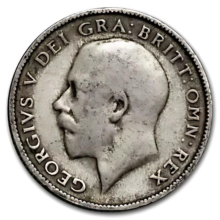 楽天市場】1921 〜 1927 年 イギリス銀貨 6 ペンス ジョージ 5 世平均